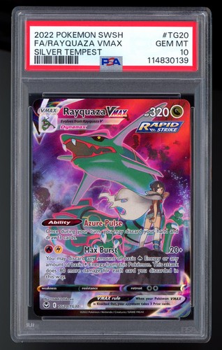Rayquaza vmax tg20 tg30 silver - rayquaza,