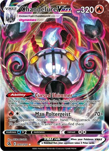 Chandelure vmax holofoil - chandelure,