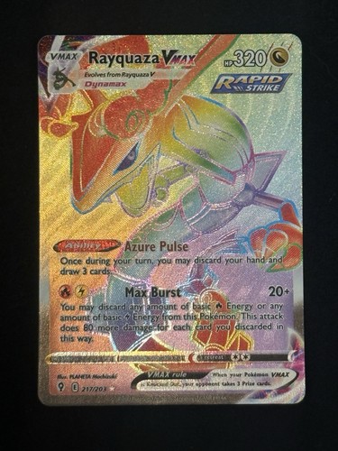 Rayquaza vmax 217 203 - rayquaza, (secret)
