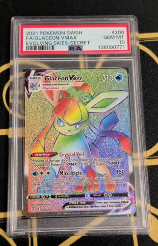 Glaceon vmax 208 203 - glaceon, (secret)