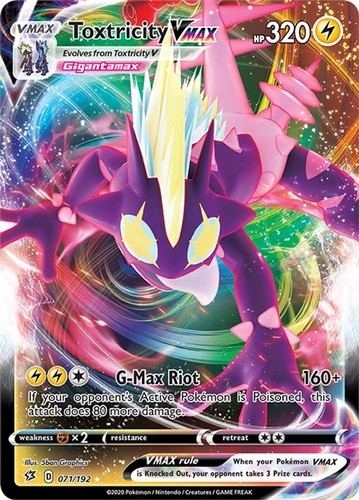 Toxtricity vmax holofoil - toxtricity,
