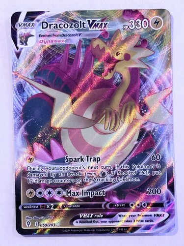 Pokémon dracozolt vmax - pokémon,