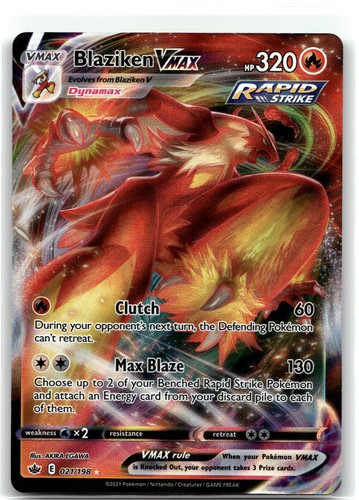 Blaziken vmax holofoil swsh06 - vmax, [swsh06