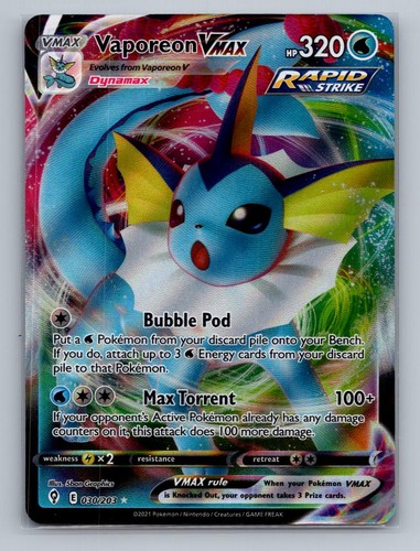 Vaporeon vmax 030 203 - vaporeon,